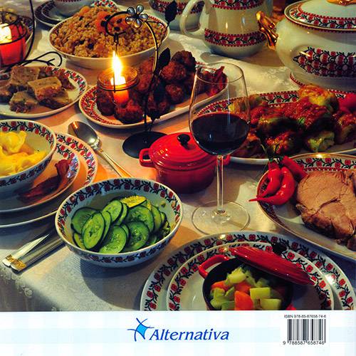 Livro - Viagem Pelos Cinco Sentidos da Culinária Ucraniana, uma