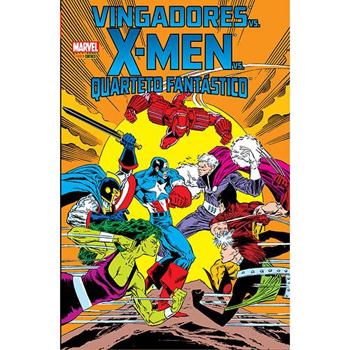 Livro - Vingadores Vs X-men Vs Quarteto Fantástico