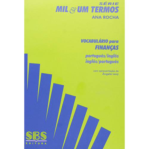 Livro - Vocabulário para Finanças: Português / Inglês - Inglês / Português