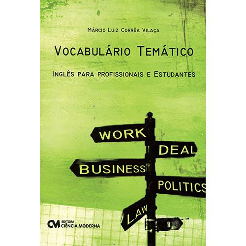 Livro - Vocabulário Temático: Inglês para Profissionais e Estudantes