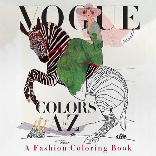 Livro - Vogue Colors a To Z: a Fashion Coloring Book