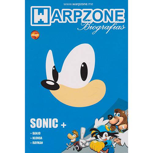 Livro - Warpzone Biografias: Sonic + Banjo, Klonoa, Rayman