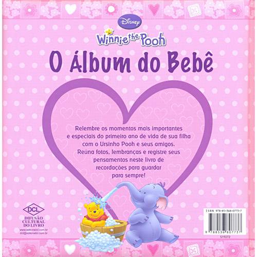 Livro - Winnie The Pooh - o Álbum do Bebê