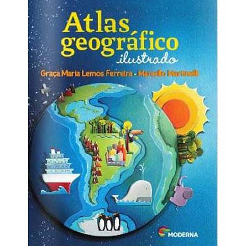 Livros: Atlas Geográfico Ilustrado - 4º Ano - 5º Série