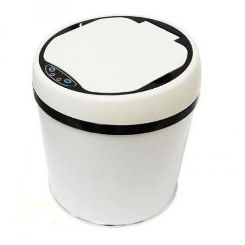 Lixeira Automática Inox Sensor 06 Litros Branca - Westing