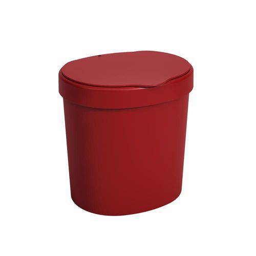 Lixeira Basic 2,5 L Vermelho Bold - Coza