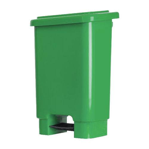Lixeira Plastica 100L com Pedal Verde