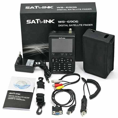 Localizador de Satélite Digital Profissional Satlink Ws-6906