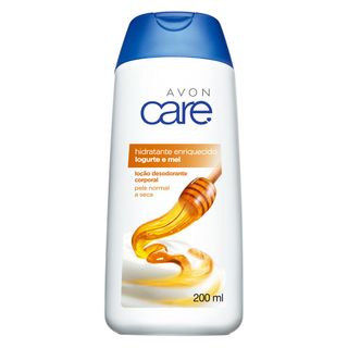 Loção Desodorante Corporal Avon Care Hidratante Enriquecido Iogurte e Mel - 200 Ml