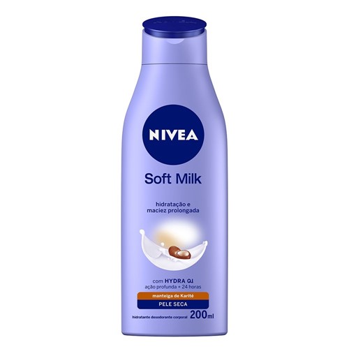Loção Nivea Body Soft Milk 200ml