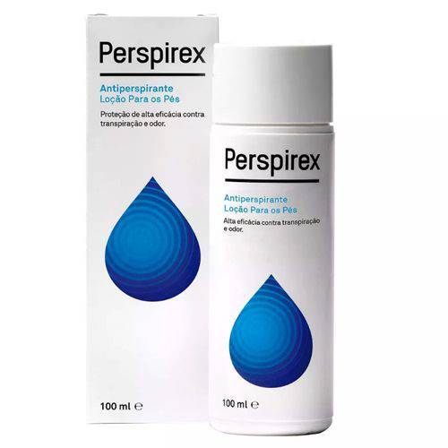 Loção Perspirex Antiperspirante para os Pés - Tratamento para Transpiração e Odores - 100ml