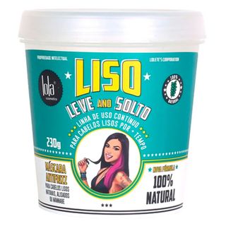Lola Cosmetics Liso, Leve And Solto - Máscara Capilar 230g