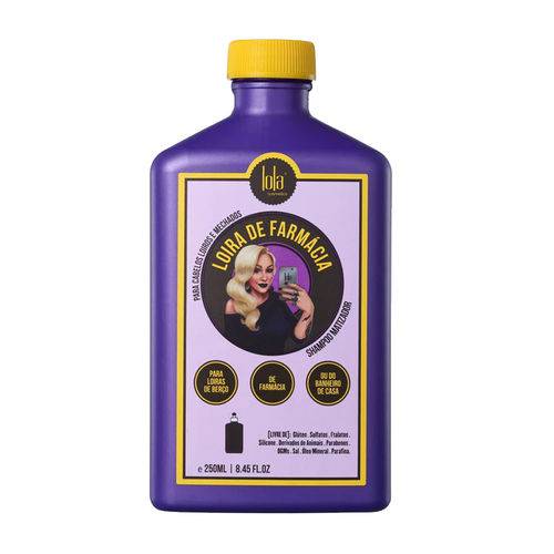 Lola Loira de Farmácia - Shampoo Matizador - 250ml