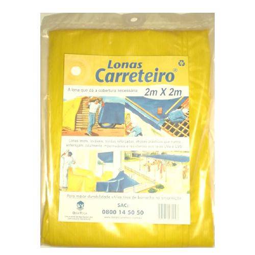 Lona Carreteiro Itap Impermeabilizante, Amarela, 4x3m