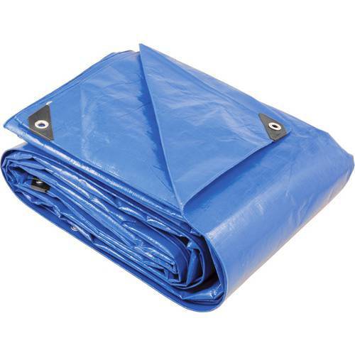 Lona Polietileno 10x8m Azul 200 Micras Reforçada - Peça - Vonder Plus