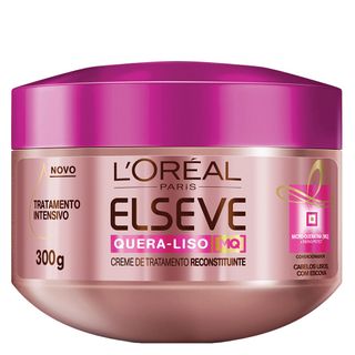 L'Oréal Paris Elseve Quera-Liso Mq 230°C - Creme de Tratamento 300ml