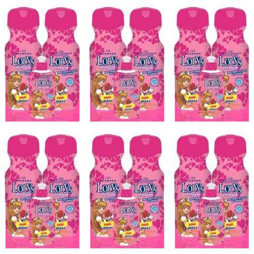 Lorys Kids Princess Pink Shampoo + Condicionador 500ml + Creme 300g (kit C/06)