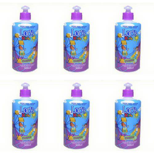 Lorys Kids Purple Shake Creme P/ Pentear 300g (kit C/06)