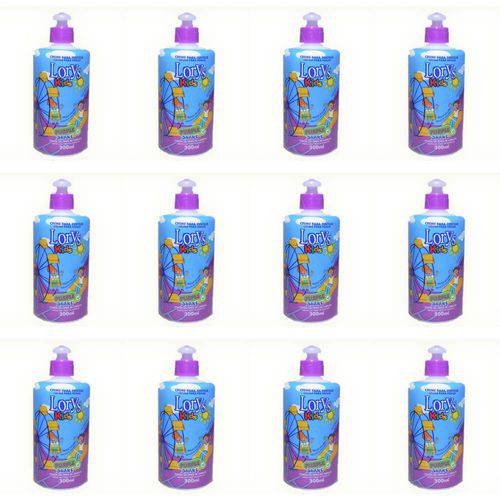 Lorys Kids Purple Shake Creme P/ Pentear 300g (kit C/12)