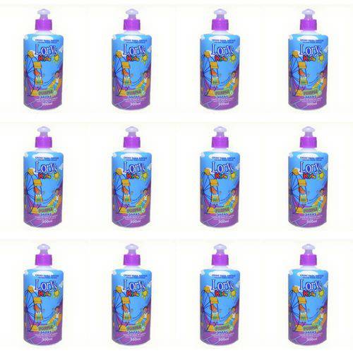Lorys Kids Purple Shake Creme P/ Pentear 300g (kit C/12)