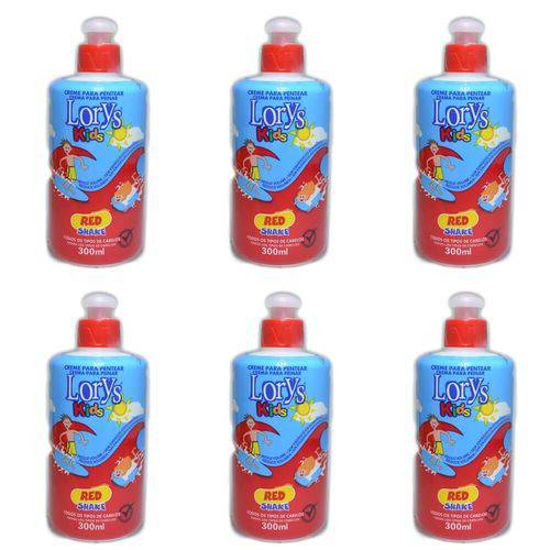 Lorys Kids Red Shake Creme P/ Pentear Infantil 300g (kit C/06)