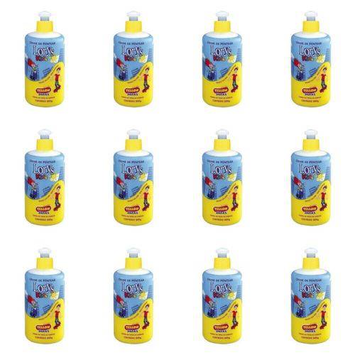 Lorys Kids Yellow Creme P/ Pentear Infantil 300g (kit C/12)