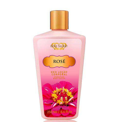 Love Secret Loção Desodorante Corporal Rose 250ml