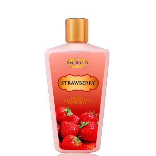 Love Secret Loção Desodorante Corporal Strawberry 250ml