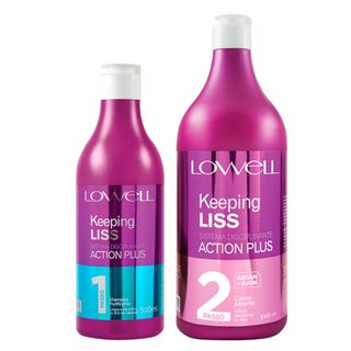 Lowell Keeping Liss Kit - Shampoo + Creme Alisante Kit