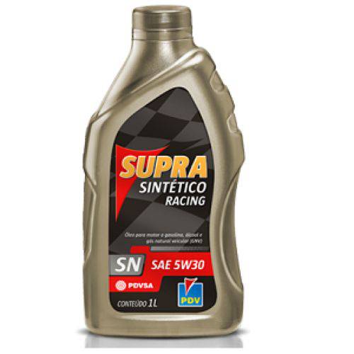 Lubrificante Supra Sintético Racing 5w30 Pdv