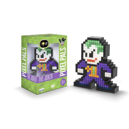 Luminária 8 Bit Pixel Pals - Joker / Coringa - DC Comics