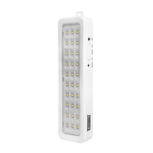 Luminaria de Emergência 30 LEDs Pratic TLE 06 Bivolt Taschibra 6000K Luz Branca