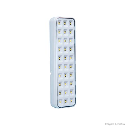 Luminária de Emergência com 30 LEDs LDE 30 Branca Engesul