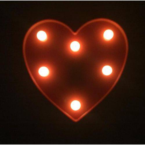 Luminária de Led Decorativa Mini Coração