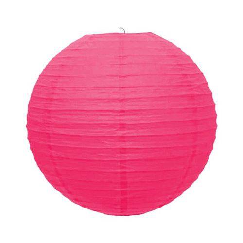 Luminária de Papel 30 Cm Pink
