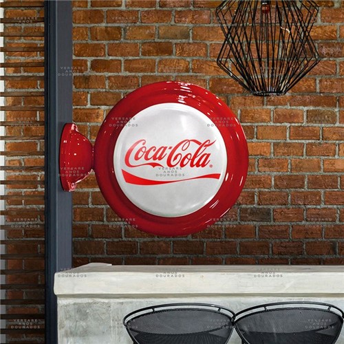Luminária de Parede Coca Cola