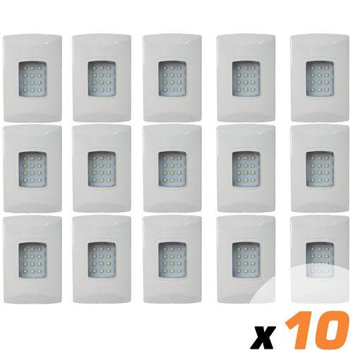 Luminaria Emergencia Segurimax Led Embutir 100 Lumens X10
