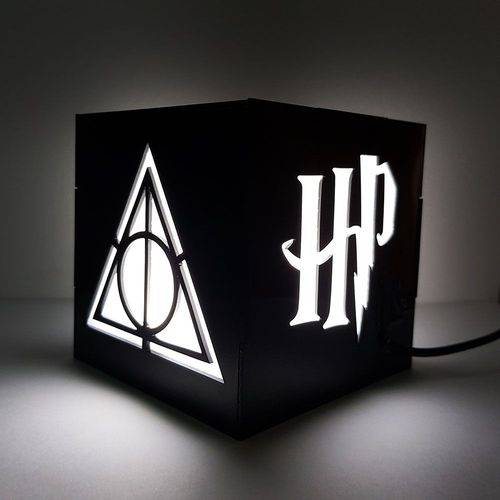 Luminária Harry Potter Cubo Led