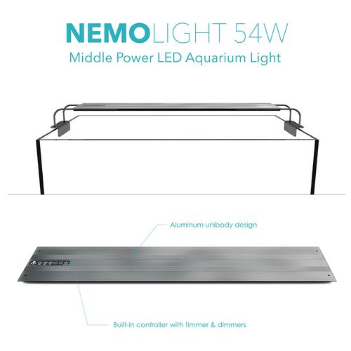 Luminária LED NemoLight - Aqua Fresh 54W (79,5cm) Bivolt