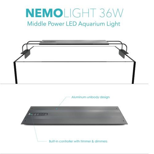 Luminária LED NemoLight - Aqua Fresh 36W (49,5cm) Bivolt