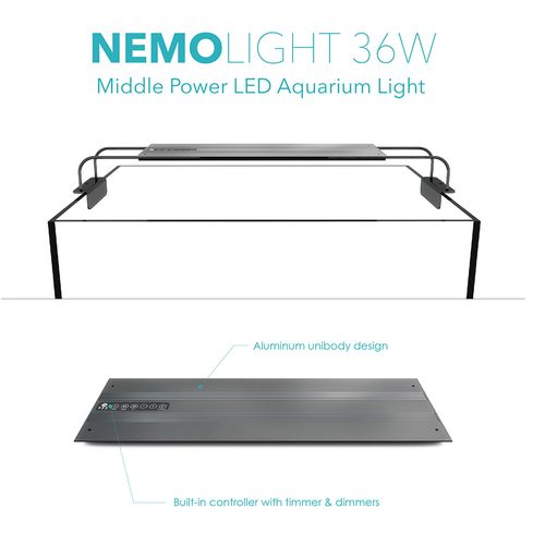 Luminária LED NemoLight - Aqua Marine 36W (49,5cm) Bivolt