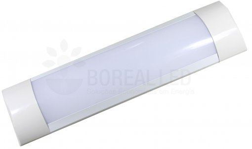 Luminária Linear LED 9W Tubular Sobrepor Slim