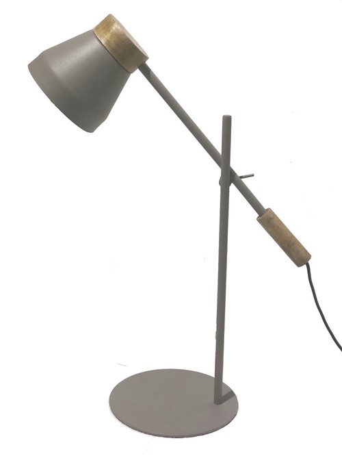 Luminária Mesa Cinza 62cm - Occa Moderna
