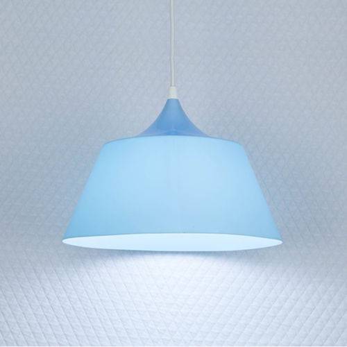 Luminária Pendente para Sala de Jantar Azul P/ 1 Lâmpada E27
