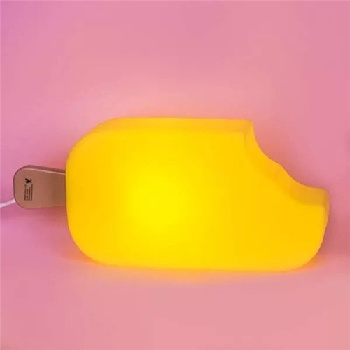 Luminária Picolé Amarelo - Compre na Imagina só Presentes