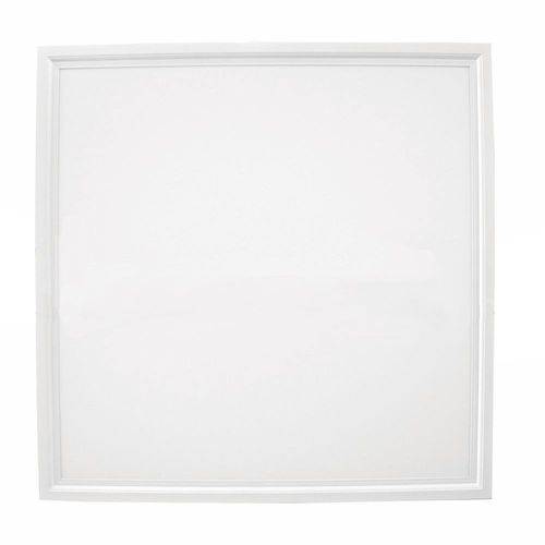 Luminária Plafon 60x60 48w Led Embutir Branco Frio Borda Branca