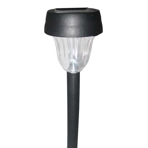 Luminária Solar Balizadora ABS LED EcoForce Preto