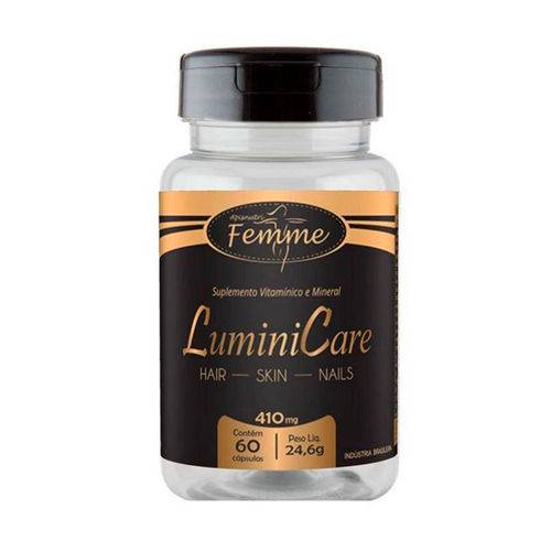 LuminiCare (Hair Skin & Nails) - 60 Cápsulas - Apisnutri