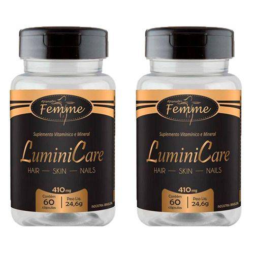 LuminiCare (Hair Skin & Nails) - 2 Un de 60 Cápsulas - Apisnutri
