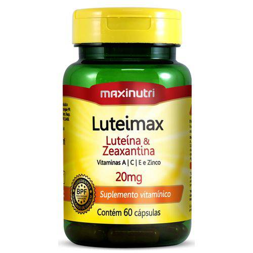 Luteimax (luteina e Zeaxantina) Maxinutri - 60 Cápsulas